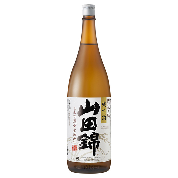 纯米酒山田锦泽之鹤酒类包装设计(图1)
