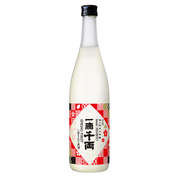 春之纯米大吟酿一滴千两榨取原酒包装设计欣赏(图1)