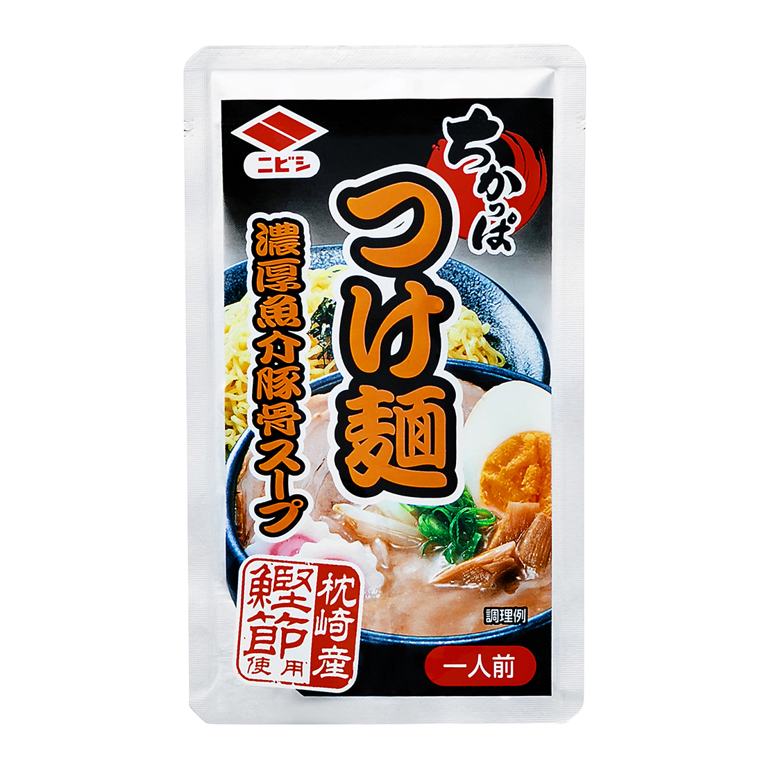 麻辣面浓厚鱼虾骨汤尼比西酱油调味料包装设计(图1)