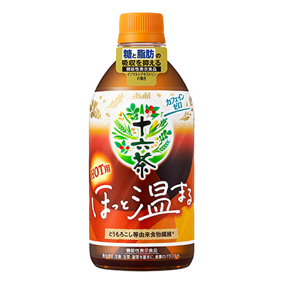 朝日十六茶温暖人心的功能性表示食品朝日饮料健康食品包装设计(图1)
