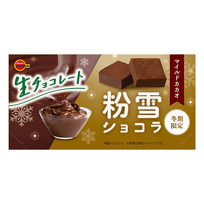 粉雪巧克力温和可可波旁点心包装设计(图1)