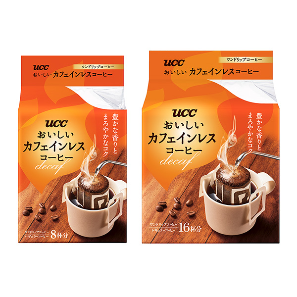  UCC美味的无咖啡因咖啡一滴咖啡包装设计欣赏(图1)