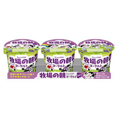 牧场早晨酸奶葡萄雪印牛奶甜点酸奶包装设计(图1)
