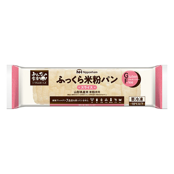 大家餐桌丰满米粉面包切片包装设计欣赏(图1)