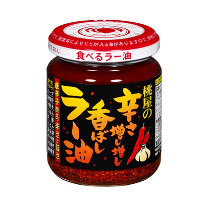 桃屋增辣香辣油桃屋罐头包装设计(图1)
