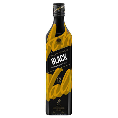 约翰尼·沃克黑标签年年限定设计麒麟啤酒酒类包装设计(图1)