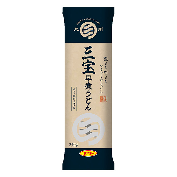三宝早煮乌冬面包装设计欣赏(图1)