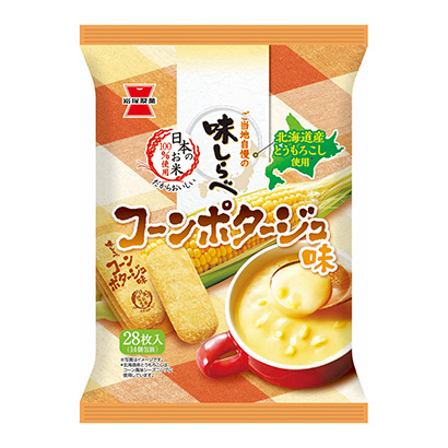 调味玉米浓汤味岩冢制果点心包装设计(图1)