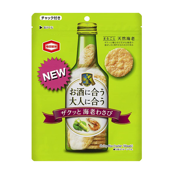 哗啦啦虾芥末龟田制菓点心包装设计(图1)