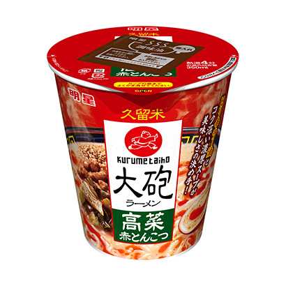 明星大炮拉面高菜红被炉明星食品面类包装设计(图1)