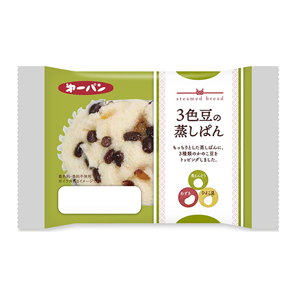 蒸三色豆包装设计欣赏(图1)