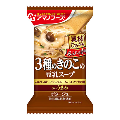 鲜味种蘑菇豆浆汤朝日集团烹饪品包装设计(图1)