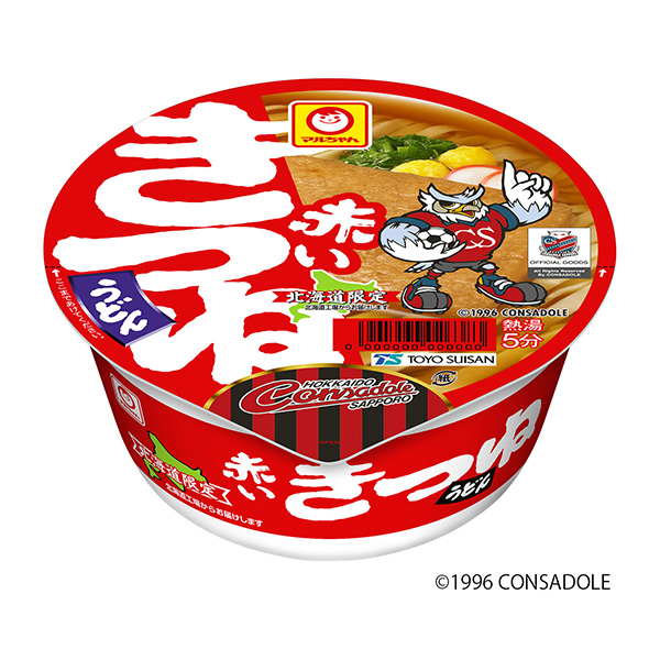 麦尔红狐狸乌冬面孔萨多雷应援杯东洋水产面类包装设计(图1)