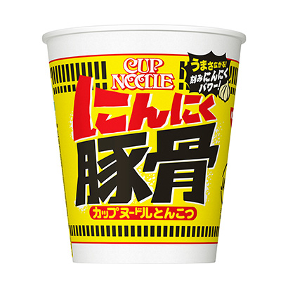 杯面大蒜猪骨日清食品面类包装设计(图1)