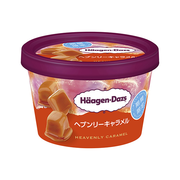 哈根达斯迷你杯赫文利焦糖限时哈根达斯日本冰淇淋类包装设计(图1)