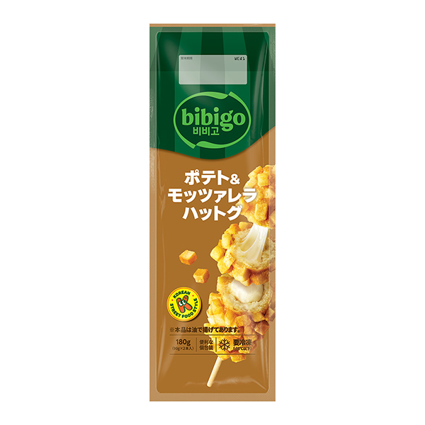 包装设计欣赏bibigo ＜土豆&马苏里拉帽子＞ ( CJ FOODS JAPAN ) (图1)