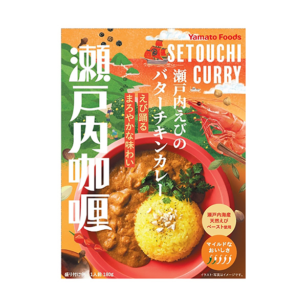 包装设计欣赏濑户内虾黄油鸡肉咖喱(大和食品) (图1)