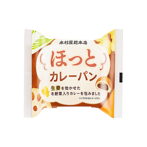 包装设计欣赏放心咖喱面包(木村屋总总店) (图1)
