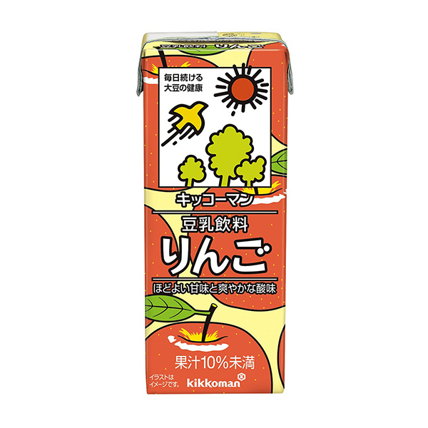 包装设计欣赏基考曼豆浆饮料＜苹果＞ (基考曼异食品) (图1)