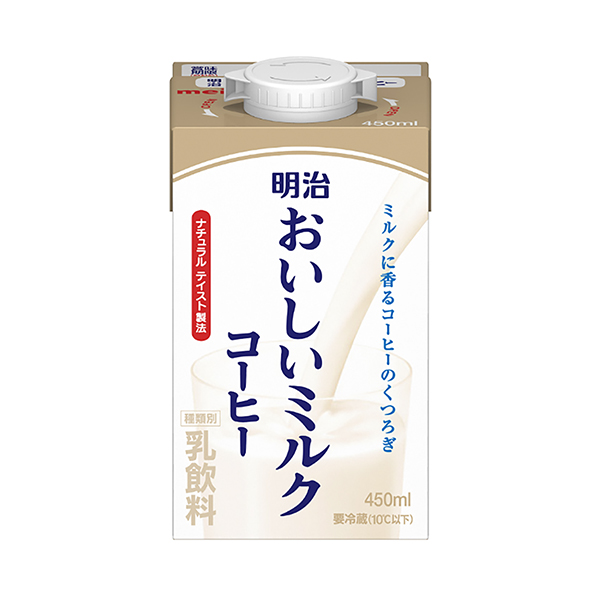 包装设计欣赏明治美味＜牛奶咖啡＞ (明治) (图1)