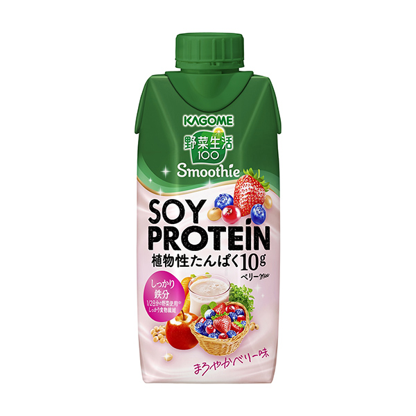 包装设计欣赏蔬菜生活100 Smoothie SOY PROTEIN ＜浆果mix ＞ (可果美) (图1)