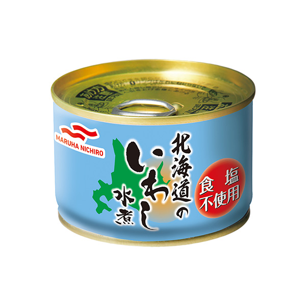 包装设计欣赏北海道的沙丁鱼水煮食盐不使用(熊蜂) (图1)