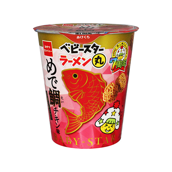 包装设计欣赏婴儿拉面丸＜吉祥鲷鱼鸡肉味＞ (零食公司) (图1)