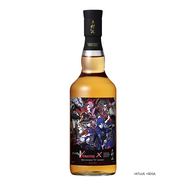 包装设计欣赏真女神转生V Vengeance×三郎丸混合威士忌(若鹤酒造) (图1)